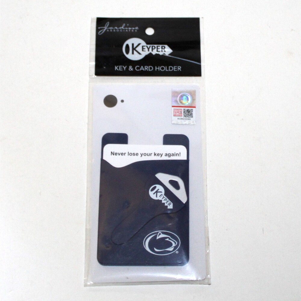 Keyper Key and Card Holder Penn State University Nittany Lions blue phone wallet